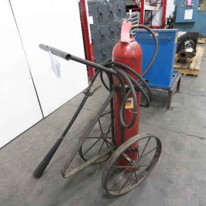 Portable Wheeled Carbon Dioxide Stored Pressure Fire Extinguisher