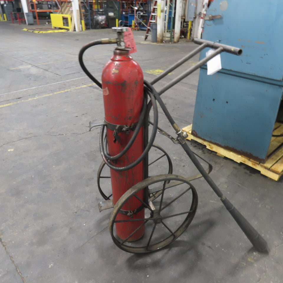 Portable Wheeled Carbon Dioxide Stored Pressure Fire Extinguisher