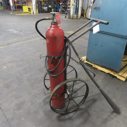 Portable Wheeled Carbon Dioxide Stored Pressure Fire Extinguisher