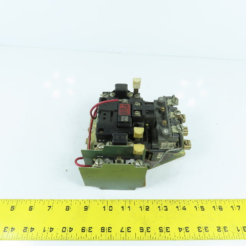 Allen Bradley 709-B0D103 Size 1 Motor Starter 7-1/2-10HP 600V 120V Coil