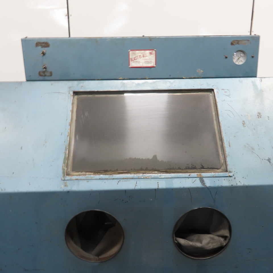 Blast-It-All 4833-7 Abrasive Sand Blast Media Cabinet 48" x 33" 110V 1Ph