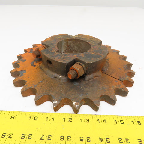 Martin 100-1 Single Row Roller Chain Split 2 Piece Conveyor Sprocket 26T 3" Bore