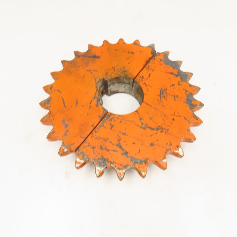 Martin 100-1 Single Row Roller Chain Split 2 Piece Conveyor Sprocket 26T 3" Bore