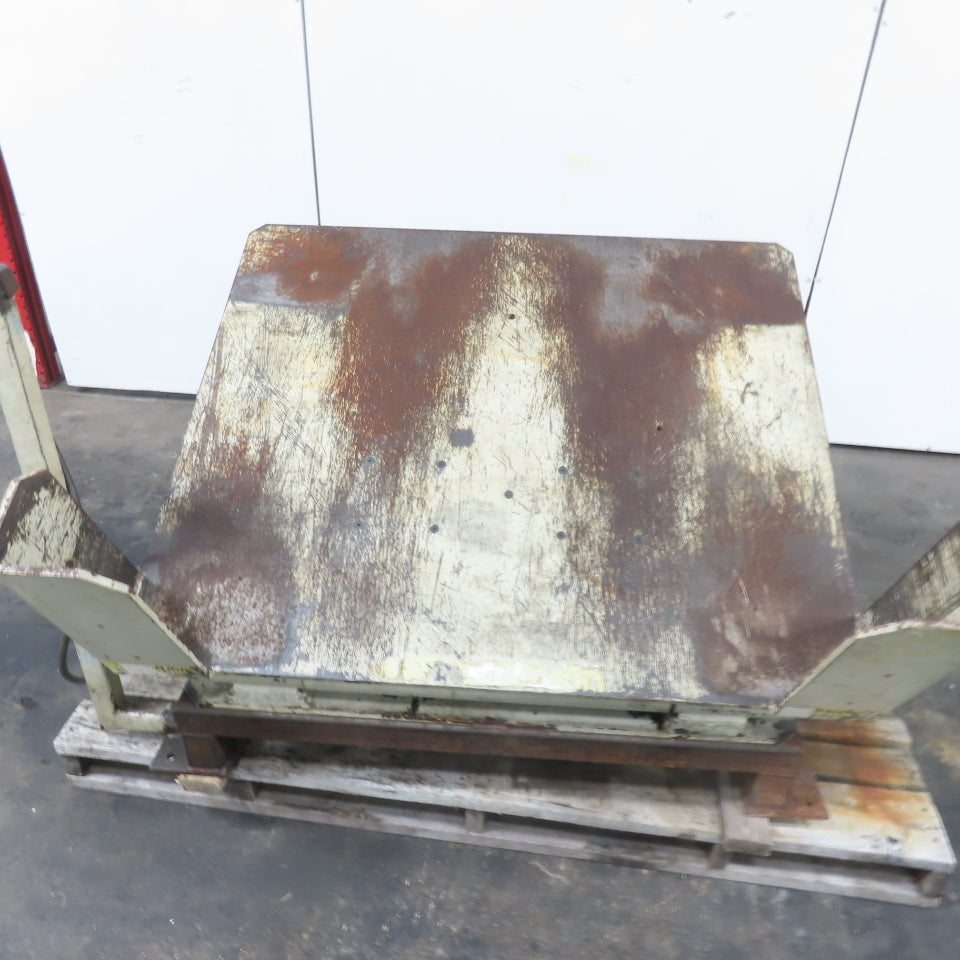 Airfloat T-8B-58-02 6000LBS Pneumatic Air Tilt Table Tote Unloader Tipper 46x48"