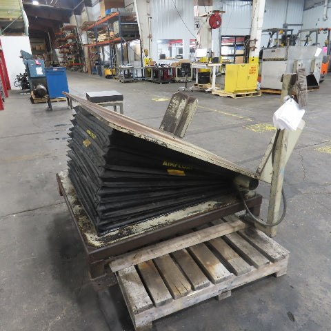 Airfloat T-8B-58-02 6000LBS Pneumatic Air Tilt Table Tote Unloader Tipper 46x48"