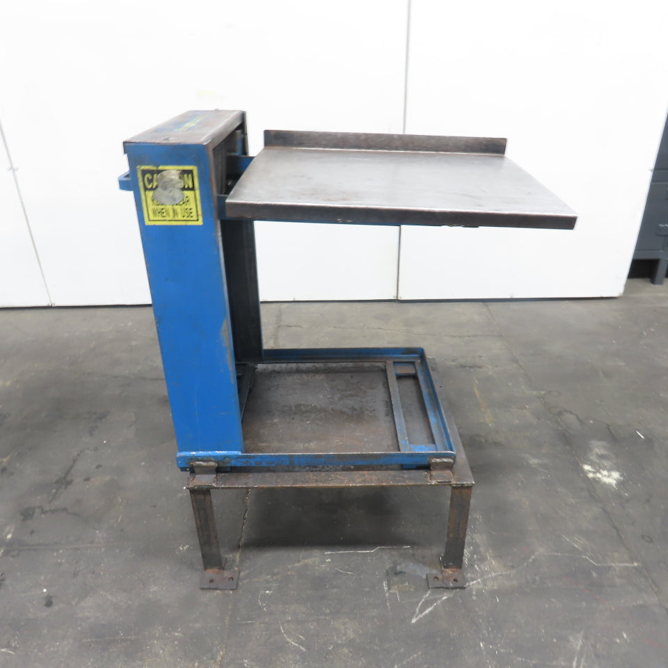 Vestil 27-1/2" x 23" Self Elevating Spring Table 230Lbs Capacity