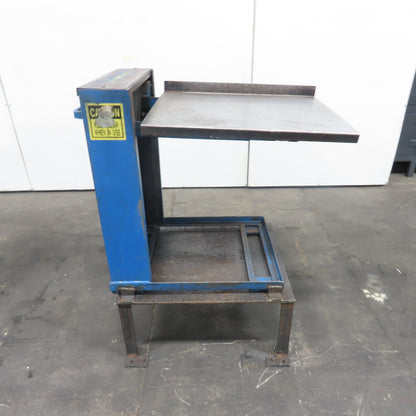Vestil 27-1/2" x 23" Self Elevating Spring Table 230Lbs Capacity
