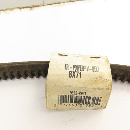 Gates 9013-2071 BX71 Tri-Power Cogged V-Belt 74" Long x 13/32" Lot Of 2