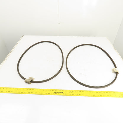 Gates 9013-2071 BX71 Tri-Power Cogged V-Belt 74" Long x 13/32" Lot Of 2