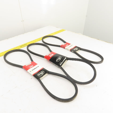 Gates 00678355 Hi-Power II B52 B-Section V-Belt 21/32" x 55" Long Lot Of 3