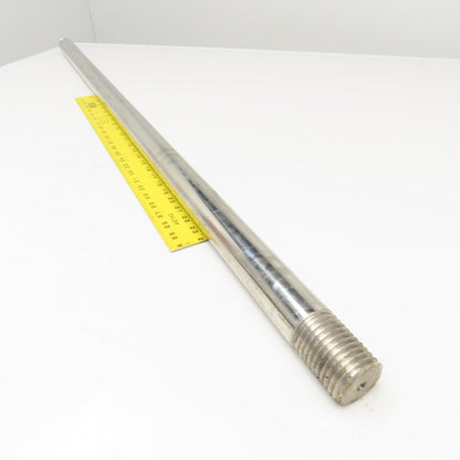 1-3/4" Stainless Steel Shaft Valve Stem 1-3/4-5 UNC x 1"-8 Threaded 54" OAL