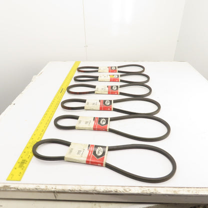 Gates Hi-Power II B46 B-Section V-Belt 21/32" x 49" Long Lot Of 6