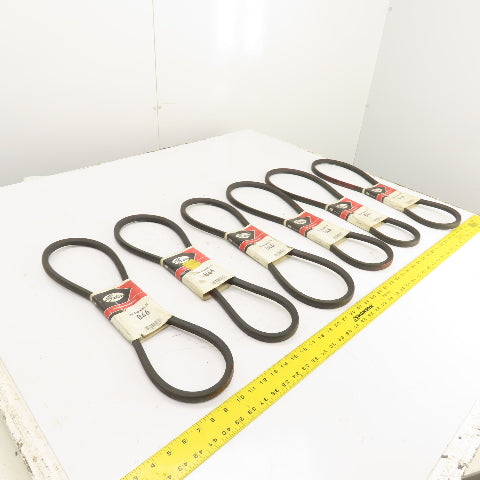 Gates Hi-Power II B46 B-Section V-Belt 21/32" x 49" Long Lot Of 6