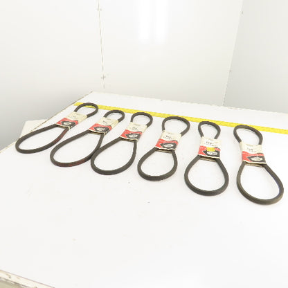 Gates Hi-Power II B46 B-Section V-Belt 21/32" x 49" Long Lot Of 6