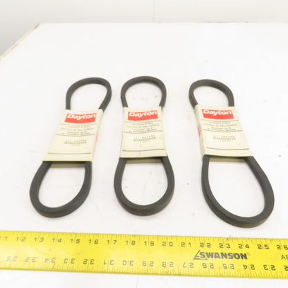Dayton 6A154G B-Section V-Belt 21/32" x 37" Long Lot Of 3