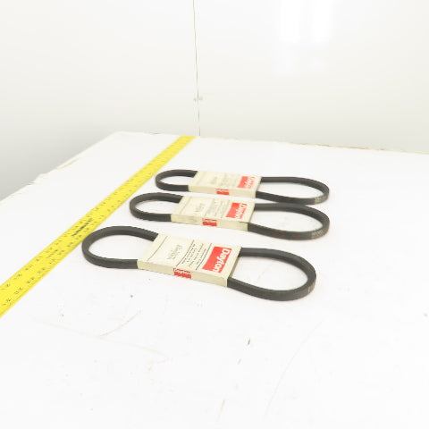 Dayton 6A154G B-Section V-Belt 21/32" x 37" Long Lot Of 3