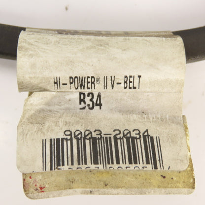 Gates 9003-2034 Hi-Power II B34 B-Section V-Belt 21/32" x 37" Long Lot Of 4