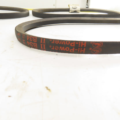 Gates 9003-2034 Hi-Power II B34 B-Section V-Belt 21/32" x 37" Long Lot Of 4