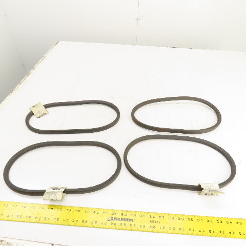 Gates 9003-2034 Hi-Power II B34 B-Section V-Belt 21/32" x 37" Long Lot Of 4