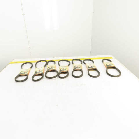 Timken Super Blue Ribbon B34 B-Section V-Belt 21/32" x 37" Long Lot Of 7