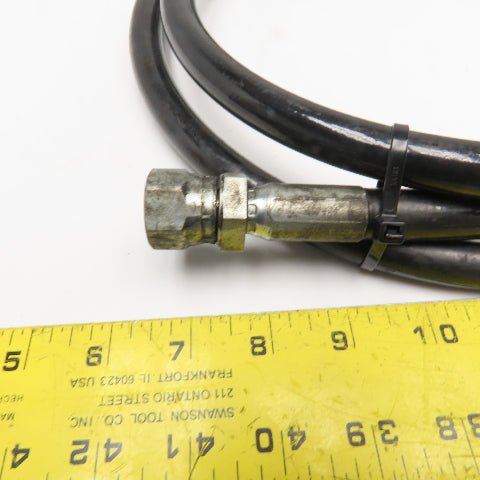 Parker Parflex 3/8" (-6) JIC Female Swivel Ends Hose Assembly 4000PSI 83"