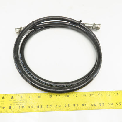 Parker Parflex 3/8" (-6) JIC Female Swivel Ends Hose Assembly 4000PSI 83"