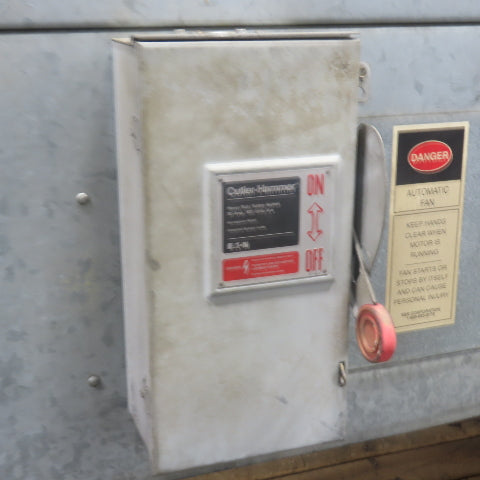 SBS Corporation Air Cooled Heat Exchanger System 480V 3Ph 78" x 40" x 48" Tall