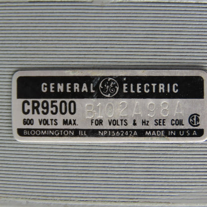 General Electric CR360MA503AA**D 250/277/480V Lighting Contactor 120V Coil