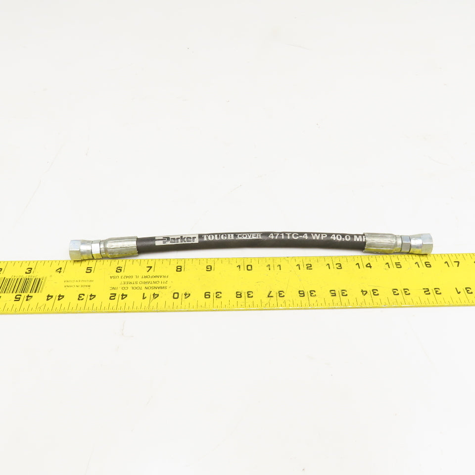 Parker 3/8" (-6) JIC Female Swivel Ends Hose Assembly 12"
