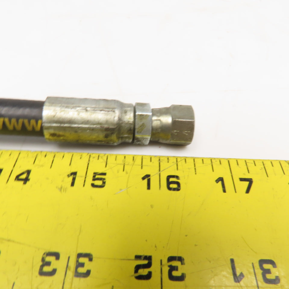 Parker 1/4" (-4) JIC Female Swivel Ends Hose Assembly 14-1/2"