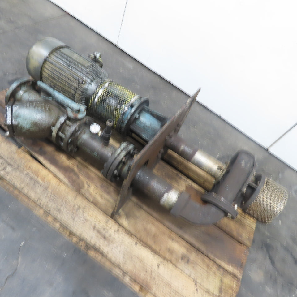 10HP Vertical Centrifugal Pump 3Ph 1770RPM 460V Only W/ 4" Armstrong Valve