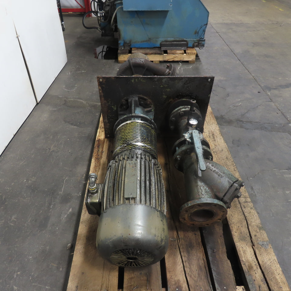 10HP Vertical Centrifugal Pump 3Ph 1770RPM 460V Only W/ 4" Armstrong Valve
