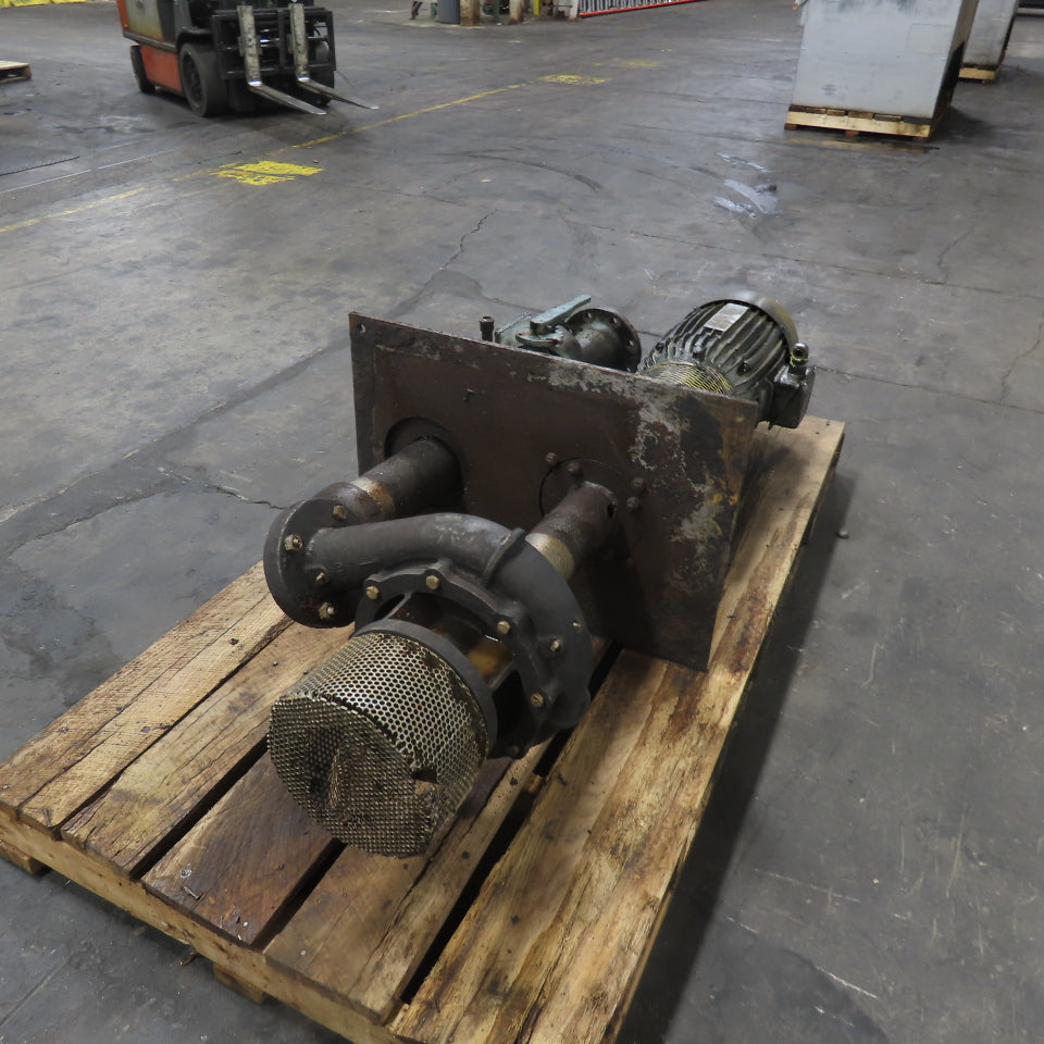 10HP Vertical Centrifugal Pump 3Ph 1770RPM 460V Only W/ 4" Armstrong Valve