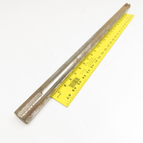 1-1/2" Keyed End Cold Rolled Steel Shaft 3/8" Keyway 29-1/4" OAL