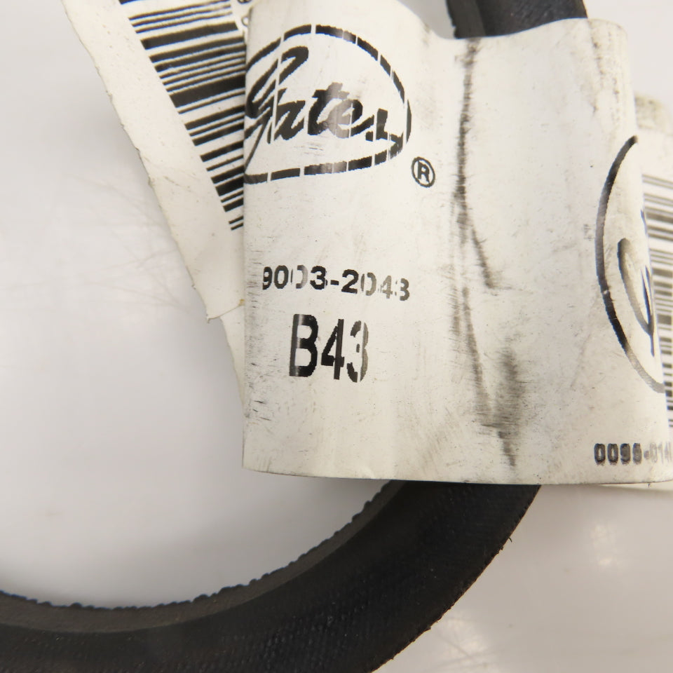 Gates 9003-2043 B43 B-Section V Belt 21/32" x 46" Long Lot Of 3