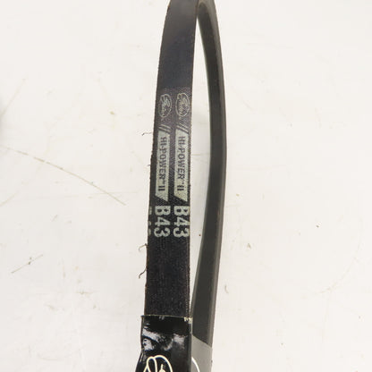 Gates 9003-2043 B43 B-Section V Belt 21/32" x 46" Long Lot Of 3