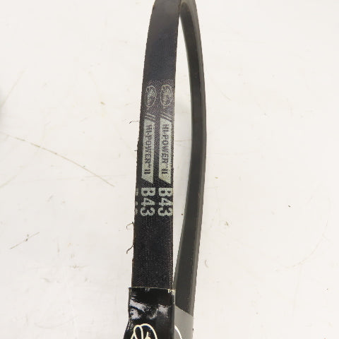 Gates 9003-2043 B43 B-Section V Belt 21/32" x 46" Long Lot Of 3
