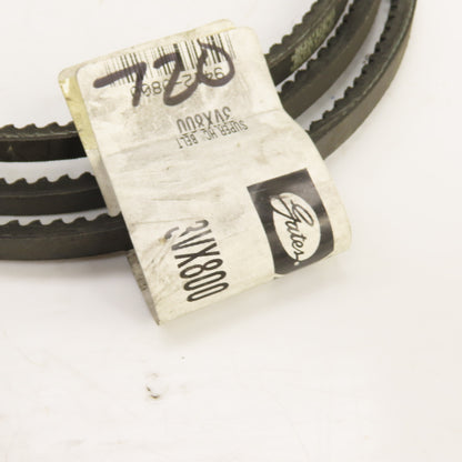 Gates 3VX800 Cogged V Belt 3/8" x 80" Long Lot Of 3