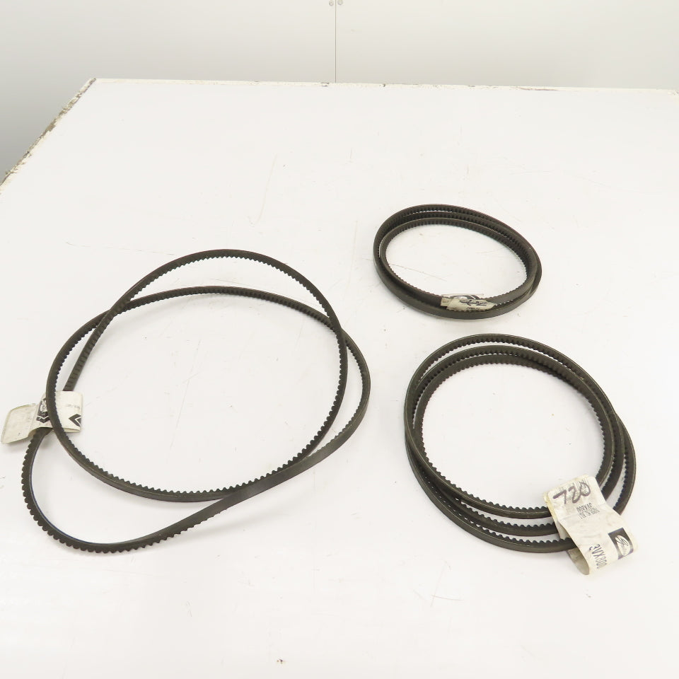 Gates 3VX800 Cogged V Belt 3/8" x 80" Long Lot Of 3