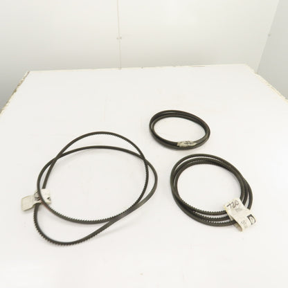 Gates 3VX800 Cogged V Belt 3/8" x 80" Long Lot Of 3