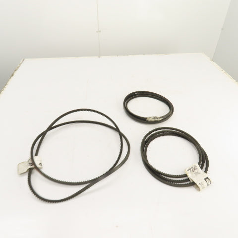 Gates 3VX800 Cogged V Belt 3/8" x 80" Long Lot Of 3