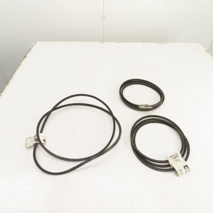 Gates 3VX800 Cogged V Belt 3/8" x 80" Long Lot Of 3