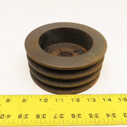 3A4.8 B5.2 3 Groove A, B Section V-Belt Pulley 1610 Bushing 1-1/8" Bore