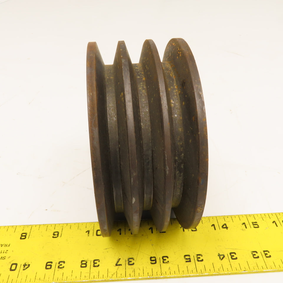 3A4.8 B5.2 3 Groove A, B Section V-Belt Pulley 1610 Bushing 1-1/8" Bore