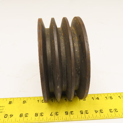 3A4.8 B5.2 3 Groove A, B Section V-Belt Pulley 1610 Bushing 1-1/8" Bore