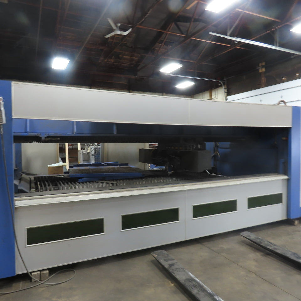 Hankwang PL 3015 Fiber 3KW CNC Laser Cutting Machine 10' x 5' Dual Shuttle Table