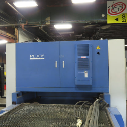 Hankwang PL 3015 Fiber 3KW CNC Laser Cutting Machine 10' x 5' Dual Shuttle Table
