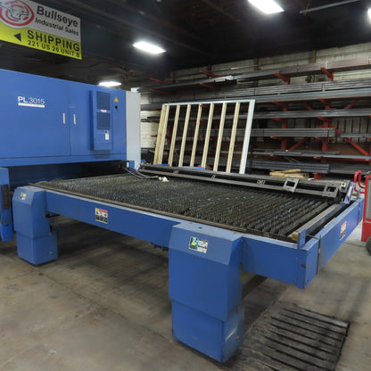 Hankwang PL 3015 Fiber 3KW CNC Laser Cutting Machine 10' x 5' Dual Shuttle Table