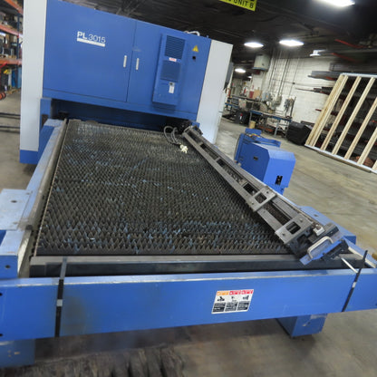 Hankwang PL 3015 Fiber 3KW CNC Laser Cutting Machine 10' x 5' Dual Shuttle Table