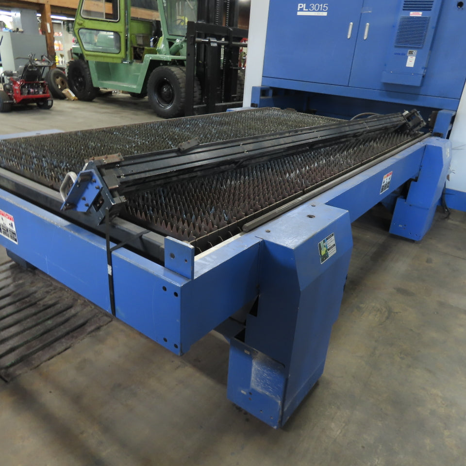 Hankwang PL 3015 Fiber 3KW CNC Laser Cutting Machine 10' x 5' Dual Shuttle Table